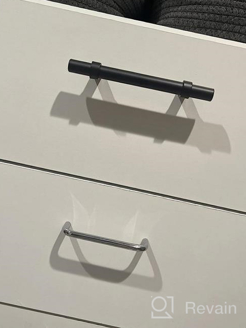 img 1 attached to Goldenwarm 10 Pack Black Cabinet Pulls Black Drawer Pulls Black Kitchen Cabinet Handles Black Cabinet Handles Bar Pulls Black Hardware For Cabinets Bathroom Cabinets Pulls 5 In Hole Centers review by Robert Bigelow