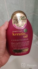 img 4 attached to OGX conditioner Anti-Breakage Keratin Oil for damaged hair, 385 ml