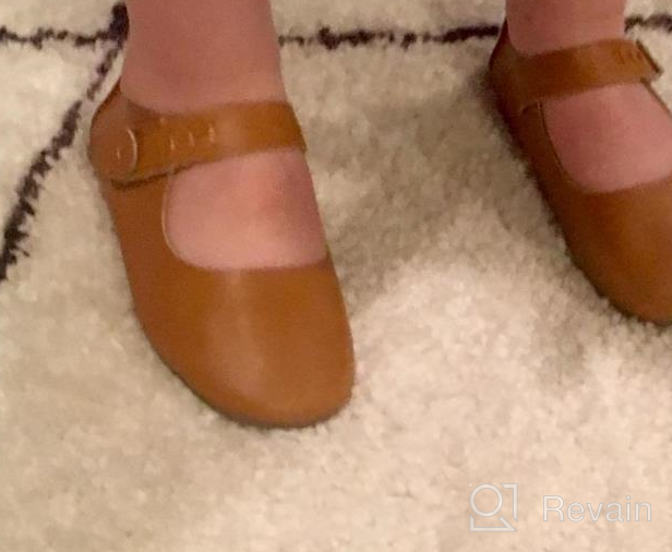 img 1 attached to 🩰 Chiximaxu Little Ballet Casual Toddler Girls' Flats Shoes review by Jamie Masloski