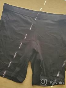 img 7 attached to Emprella Slip Shorts 3-Pack Black Bike Shorts Cotton Spandex Stretch Boyshorts For Yoga