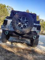 img 1 attached to Enhance Your Jeep Wrangler JK with LEDKINGDOMUS Front Bumper - Rock Crawler Style, Built-in LED Lights, Winch Plate, D-Rings: Compatible with 07-18 Models review by Gregory Castellanos
