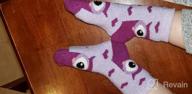 картинка 1 прикреплена к отзыву Теплые и уютные шерстяные носки для детей - мягкие и плотные зимние носки с животным, 6 пар от Jeremy Reddick