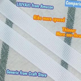 img 5 attached to 50 Yards Of Solid Gold Grosgrain Ribbon By LIUYAXI - Ideal For Crafts, Wedding Decor, Hair Accessories, Sewing, Wrapping Gifts And More!