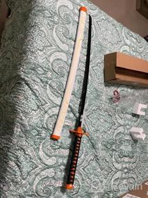 img 5 attached to Demon Slayer Sword: RENGENG Cosplay Original Texture, Hand-Wound Wax Rope, Multiple Styles