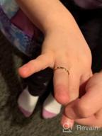 img 1 attached to 🏻 Baby Ring in Sterling Silver or 14K Gold-Plated, with a Twisted or Plain Band review by Mike Swanson