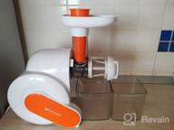 img 3 attached to Kitfort KT-1110-1 screw juicer, green review by Celina Kowalewska ᠌