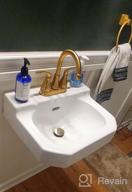 img 1 attached to 🚰 TRUSTMI Brushed Gold Bathroom Faucet: 2 Handle Lavatory Sink Faucet with Pop Up Drain and Water Supply Lines review by Ickey Case