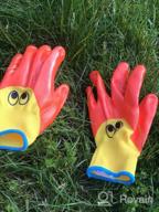 img 1 attached to Yellow/Orange Ducky Gloves for Kids - Atlas Glove C1052T, One Size, Ages 43167 review by Ben Dixon