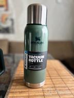 img 3 attached to Classic thermos STANLEY Adventure Vacuum Bottle, 1 L, white review by Ada Adaszek ᠌