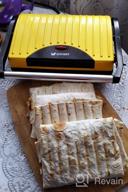 img 2 attached to Sandwich maker Kitfort KT-1609 Panini Maker, red review by Dorota Boczek ᠌