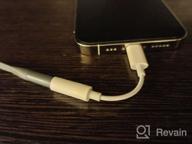 img 1 attached to iPhone and iPad headphone adapter / Lighting adapter - 3.5 mm jack (AUX) / white, in box / Original drop review by Dagmara Iwaczuk-Wgrz ᠌