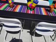img 1 attached to Add Vibrant Colors To Your Special Occasions With Trlyc'S Mexican Table Runner Pack Of 6 - Perfect For Weddings, Birthday Parties, And Banquets review by Heather Phillips