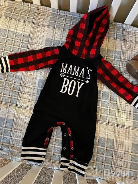 img 1 attached to Letter Print Long Sleeve Romper Baby Boy Clothes - Perfect For Your Little One! review by Jon Johnson