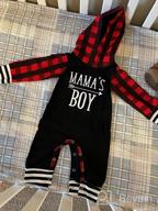 img 1 attached to Letter Print Long Sleeve Romper Baby Boy Clothes - Perfect For Your Little One! review by Jon Johnson