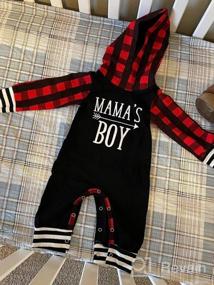 img 5 attached to Letter Print Long Sleeve Romper Baby Boy Clothes - Perfect For Your Little One!