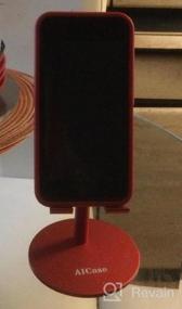 img 5 attached to Чехол AICase для iPhone SE 2020/2022, защитный противоударный чехол для всего тела со встроенной защитой экрана для 2-го и 3-го поколения (красный)