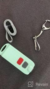 img 8 attached to USB Rechargeable Waterproof 130 DB Security Panic Button Siren Whistle With LED Light Self Defense Personal Alarm Keychain For Women Safety Sound Alert Device Key Chain By WETEN (White)
