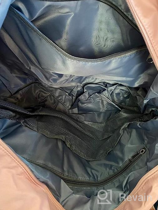 img 1 attached to Travel In Style With LOVEVOOK Weekender Bag For Women: From Gym To Labor Room, A Chic And Functional Tote review by Sheryl Reilly