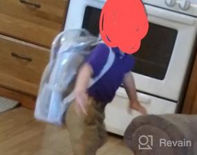 img 7 attached to Сверхпрочный прозрачный школьный рюкзак масляно-синего цвета
