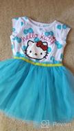 img 1 attached to Optimized Search: Adorable Tutu Dress for Girls featuring Hello Kitty review by Alicia Fraser