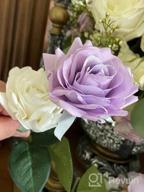 img 1 attached to Realistic And Elegant DIY Wedding Flowers: Get 12Pcs Of DIGIROOT Artificial Silk Rose Flowers In Champagne Color For Home And Party Decorations review by Robert Chandrasekar