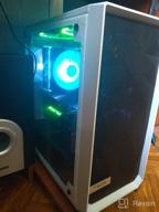 img 1 attached to Fractal Design Meshify C: High Performance Airflow & Cooling PC Case with Tempered Glass - 2X Fans included, PSU Shroud, Water-Cooling Ready, USB3.0 - Blackout Edition review by Danish Danish ᠌