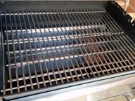 img 1 attached to Hongso 17.5" Porcelain Steel Flavorizer Bars Heat Plates Replacement For Weber Genesis 300 Series E-310 E-320 E-330 EP-310 EP-320 EP-330 S-310 S-330 Gas Grill (2011-2016 With Front Control Knobs) 7621 review by Steven Doty