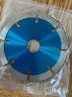 img 1 attached to Versatile Amoolo Diamond Saw Blade For Porcelain, Tile, Brick, Granite & Concrete - 4.5 Inches review by Mikey Jackson