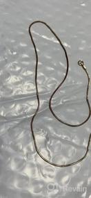 img 5 attached to 18Inch Gold Plated 1.2Mm Snake Chain Necklace With 24 Lobster Clasps For Jewelry Making - Forise
