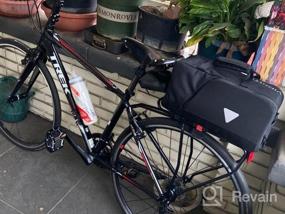 img 5 attached to Эффективное и удобное хранение велосипедов с сумкой на багажник велосипеда Vincita Nash - расширяемые корзины, водонепроницаемый чехол и большая вместимость для всех велосипедов!