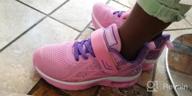 img 1 attached to RomenSi Girls' Lightweight Athletic Sneakers with Breathable Design review by Kelly Mitchell