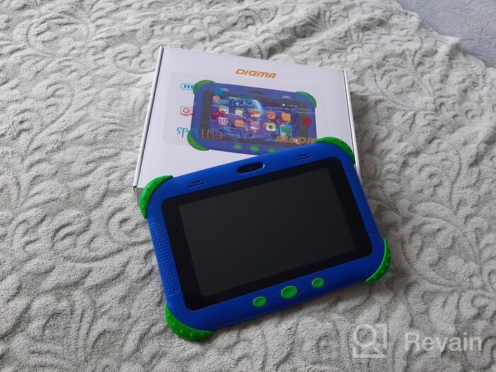 img 1 attached to 7 Inch Android 10 Kids Tablet with 32GB ROM, Kid-Proof Case for Infant, Toddlers & Home-School Children (Green) review by Trn Ngc Qu (Edwards ᠌