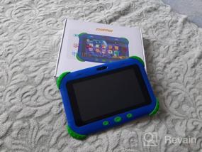 img 7 attached to 7-дюймовый планшет Android 10 для детей с 32 ГБ ПЗУ, защитный чехол для младенцев, малышей и домашнего обучения (зеленый)