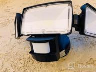 картинка 1 прикреплена к отзыву Adjustable LED Flood Light With Motion Sensor: Amico 3-Head Security Light, 40W, 4000LM, 5000K, IP65 Waterproof For Garage, Yard (White) от Troy Coste