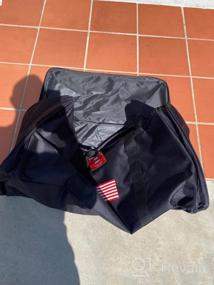 img 8 attached to Gothamite 36-дюймовая американская спортивная сумка с флагом США - сверхмощная складная складная сумка на молнии и военная спортивная очень большая сумка для переноски багажа