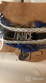 img 5 attached to TimeLogo Dance Bracelet for Girls: Stylish Infinity Dance Jewelry for Birthday Parties, Recitals, and Dance Teams