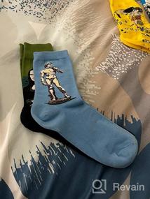 img 6 attached to Women'S Funny Combed Cotton Socks Packs By WeciBor