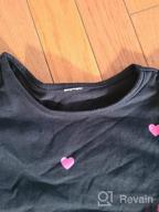 img 1 attached to 👚 SOLY HUX Girls' Heart Print Long Sleeve T-Shirt with Puff Sleeves - Round Neck Tee Top review by Amanda Anderson