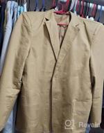 img 1 attached to Autumn Slim Fit Sport Coat With 2-Button Closure For Men'S Casual Look review by Shawn Price