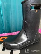 img 1 attached to Boys' Bogs Rainboot Rain Marble Print Boots review by Bob Roberts