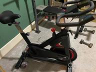 img 1 attached to 2022 Upgraded ADVENOR Magnetic Resistance Indoor Cycling Bike - 35 Lbs Flywheel, LCD Monitor W/ Ipad Mount & Comfortable Seat Cushion. review by Donald Manipole