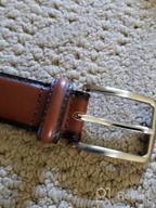 img 1 attached to Stacy Adams Mens Burnished Leather Men's Accessories in Belts review by Damian Toupal