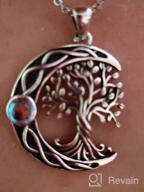 img 1 attached to Stunning Celtic Knot Pendant Necklace With Abalone Shell In 925 Sterling Silver - Perfect For Women review by George Karadimas