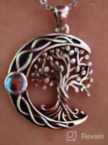img 8 attached to Потрясающее ожерелье с подвеской в ​​виде кельтского узла с раковиной из морского ушка из серебра 925 пробы - идеально подходит для женщин