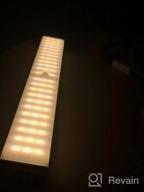 картинка 1 прикреплена к отзыву 132 LED Closet Light: Motion Sensor Cabinet Lights for Kitchen, Stairs, Wardrobe - USB Rechargeable & Super Bright от Jamie Sorenson