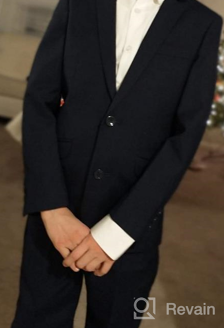 img 1 attached to Black Bianco Signature Full Ensemble 👔 Boys' Clothing in Suits & Sport Coats review by Edward Mcnamara