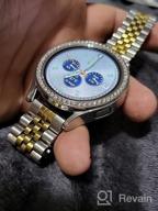 картинка 1 прикреплена к отзыву Чехол Surace Galaxy Watch Active 2 44 мм, блестящий защитный каркас, совместимый с Samsung Galaxy Watch Active 2 (3 штуки, розовое золото / розовое золото / прозрачный) - 44 мм. от Jon Smith