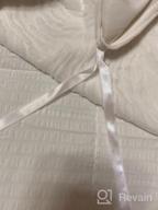 img 1 attached to TILLYOU King Size 100% Washed Cotton Waffle Weave Duvet Cover 3-Piece Soft Bedding Set, Solid Patterned White 90X104. review by Jessica Griffith