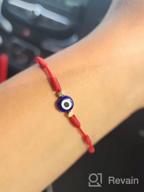 img 1 attached to Red String Amulet Bracelet For Women Men Boys & Girls - Tarsus Evil Eye 7 Knot Lucky Adjustable review by Sameer Hilton