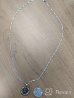 img 1 attached to Verona Jewelers 925 Sterling Silver 1.5MM Adjustable Singapore Twist Chain Necklace - 24" Slider & Bolo Necklace for Women review by Cedric Ford
